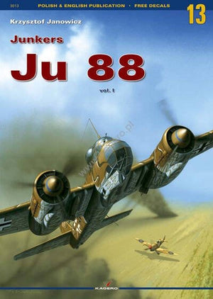 Kagero 3013 Junkers Ju 88 vol. I (no extras) ( no decal ) EN/PL