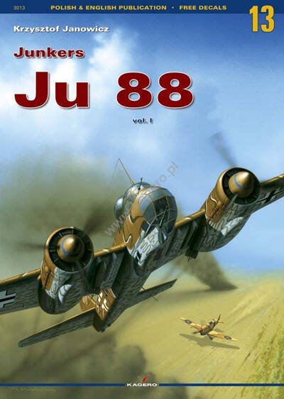 Kagero 3013 Junkers Ju 88 vol. I (no extras) ( no decal ) EN/PL