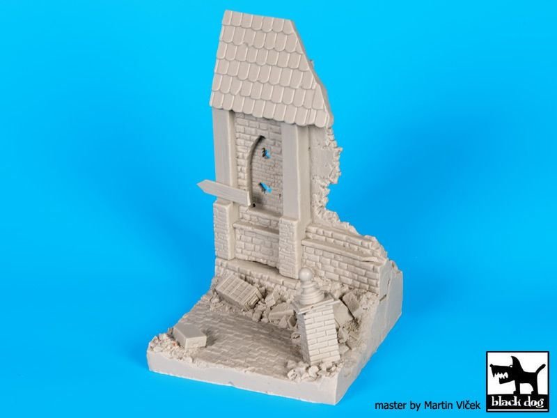 Black Dog D35066 Ruined house base 1/35 – zdjęcie 6