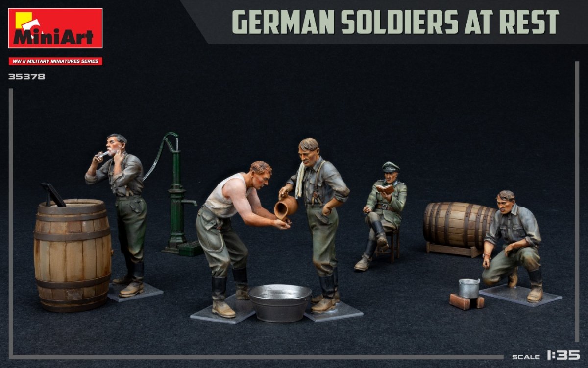 MiniArt 35378 GERMAN SOLDIERS AT REST. SPECIAL EDITION 1/35 – image 4