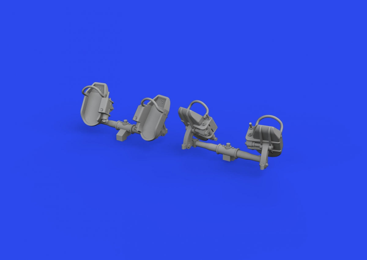 Eduard 632192 Bf 109E rudder pedals early PRINT 1/32 – zdjęcie 3