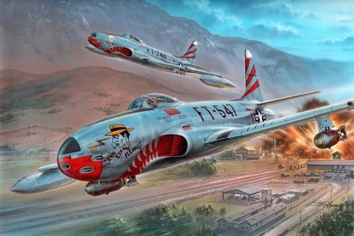 Specjal Hobby 32048 F-80C Shooting Star Over Korea 1/32