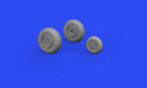Eduard 648687 Ar 234B wheels HOBBY 2000, HASEGAWA 1/48 – zdjęcie 2