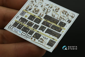 Quinta Studio QD35117 AH-64D Extended forward avionics bays 3D-Printed &amp;amp; colored Interior on decal paper (Meng) 1/35 – image 7