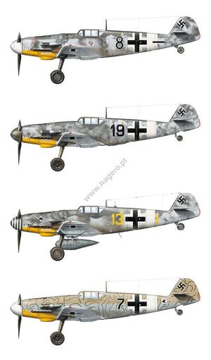 Kagero 15034 Messerschmitt Bf 109s over the Mediterranean Part I (decals) EN/PL – image 7