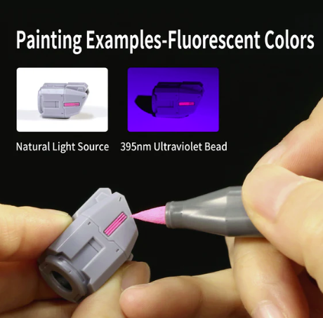 DSPIAE MKF-06 Water-Based Soft Head Marker Fluorescent Orange – zdjęcie 4