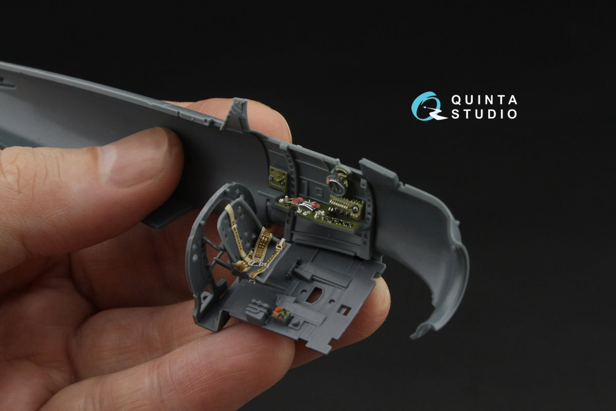 Quinta Studio QD48609 A6M5 Zero (Mitsubishi Production) 3D-Printed &amp;amp; coloured Interior on decal paper (Eduard) 1/48 – zdjęcie 8