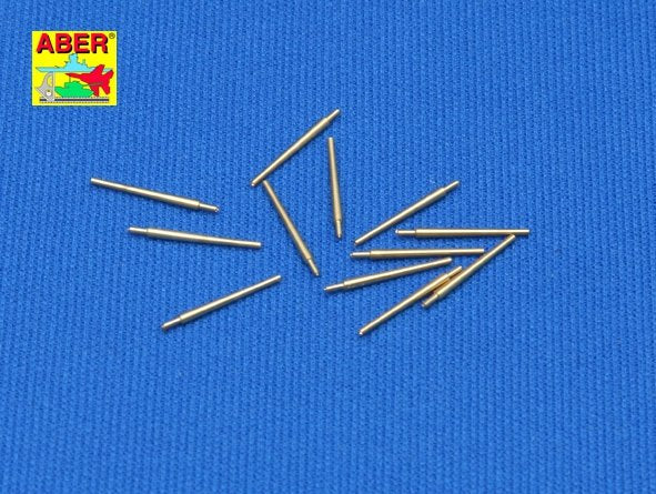 Aber 350L-02 Ensemble de 12 canons longs de 127 mm type 89 A/A pour navires japonais (1/350)