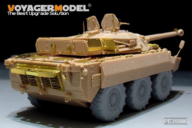 Voyager Model PE35986 Modern French AMX-10RCR Tank Destroyer Basic For TigerModel 4602 1/35 – image 5