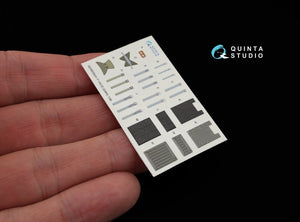 Quinta Studio QD48039 F-15C 3D-Printed &amp;amp; coloured Interior on decal paper (for GWH kit) 1/48 – zdjęcie 7