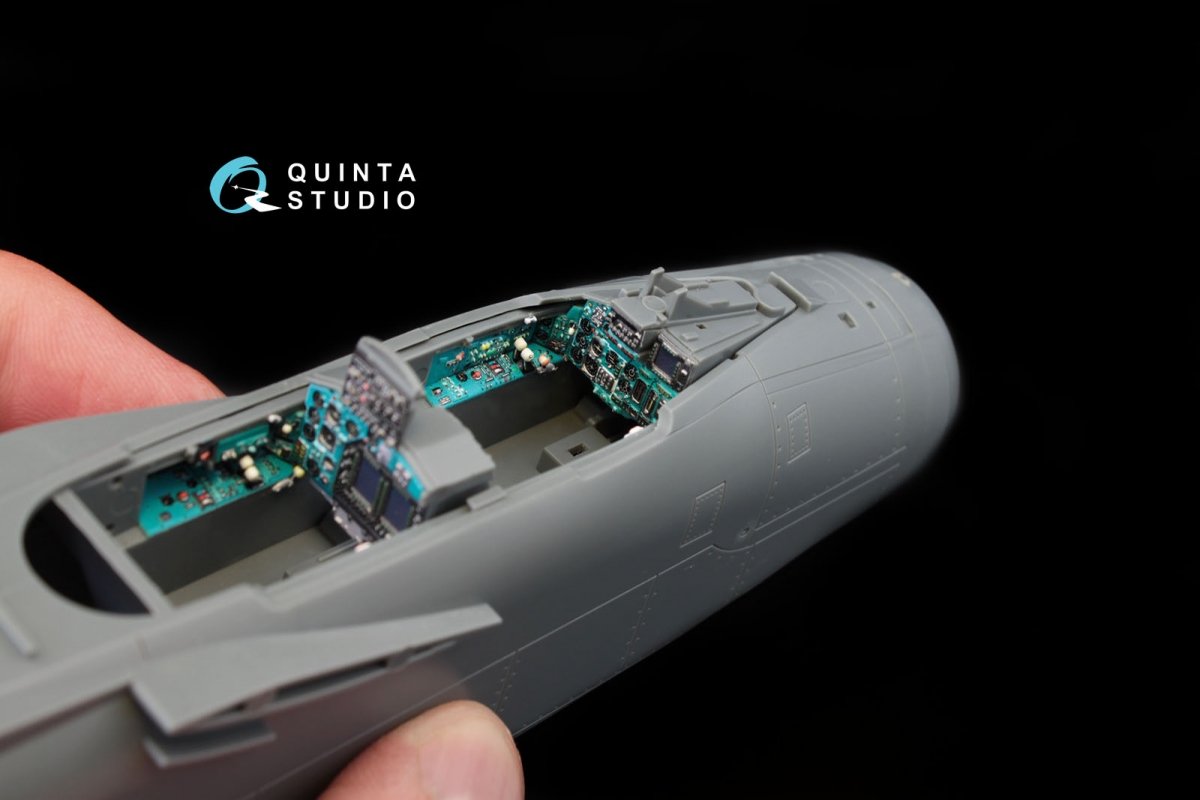 Quinta Studio QD48028 MiG-31BM 3D-Printed &amp;amp; coloured Interior on decal paper (for AMK kit) 1/48 – zdjęcie 2