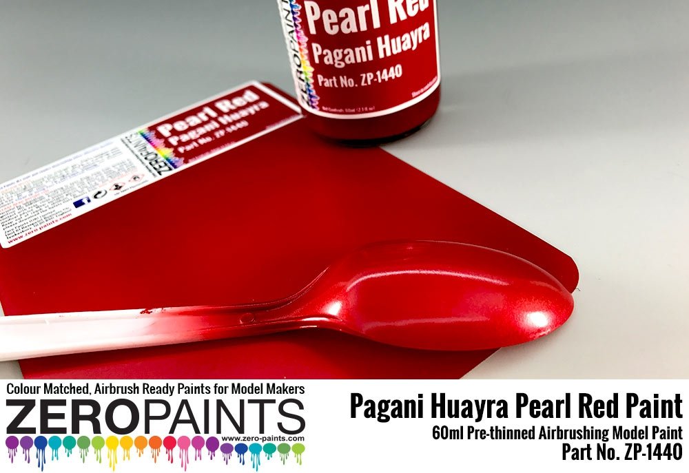 Zero Paints ZP-1440 Pagani Huayra Pearl Red Paint 60ml – zdjęcie 2