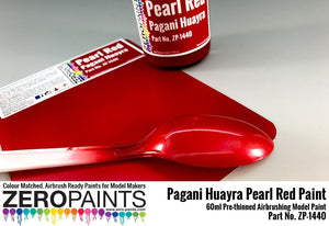 Zero Paints ZP-1440 Pagani Huayra Pearl Red Paint 60ml – zdjęcie 2