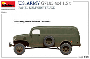 MiniArt 35405 U.S. ARMY G7105 4х4 1,5 t PANEL DELIVERY TRUCK 1/35 – zdjęcie 7