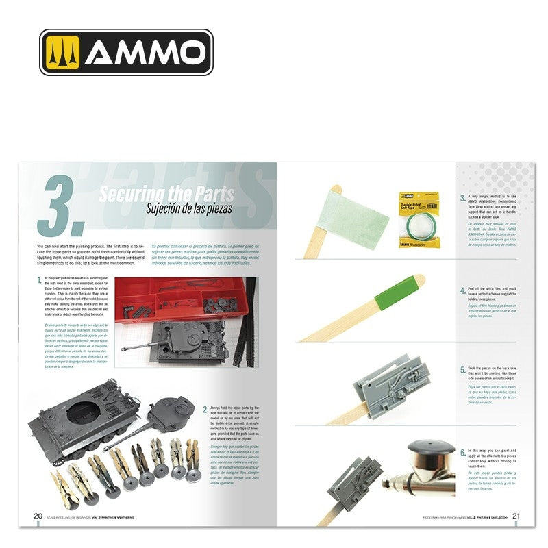 Ammo by Mig 6301 Scale Modeling for Beginners Vol. 2: Paint &amp;amp; Weathering (Bilingual) – zdjęcie 3