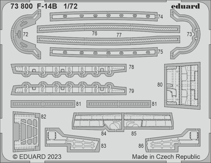 Eduard 73800 F-14B ACADEMY 1/72 – image 2