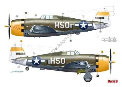 Kagero KD48006 Republic P-47 Thunderbolt D 1/48 – zdjęcie 4