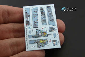 Quinta Studio QD48056 Su-17M4/22M4 3D-Printed coloured Interior on decal paper (for KittyHawk kit) 1/48 – zdjęcie 4