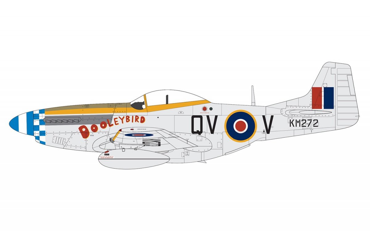 Airfix 05137 North American Mustang Mk.IV™ 1/48 – zdjęcie 3