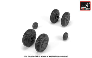Armory Models AW48037 Yak-28 wheels w/ weighted tires 1/48 – zdjęcie 3