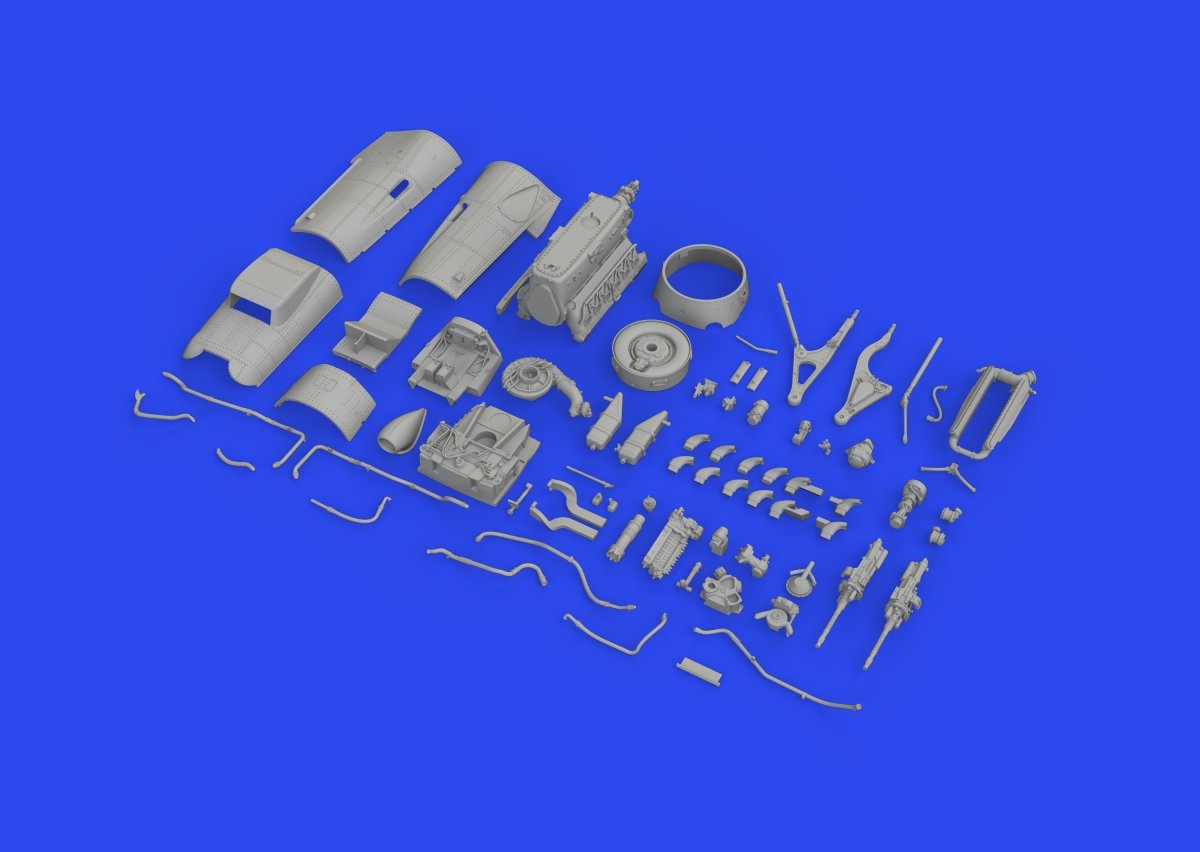 Eduard 648902 Bf 109K-4 engine EDUARD 1/48 – zdjęcie 5
