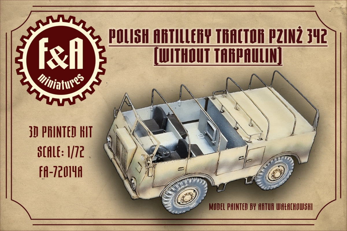 F&amp;amp;A Miniatures FA-72014A Pzinż 342 ciągnik bez plandeki 1/72