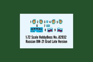 Hobby Boss 82932 Russian BM-21 &amp;quot;Hail&amp;quot; self-propelled rocket launcher late model 1/72 – zdjęcie 4