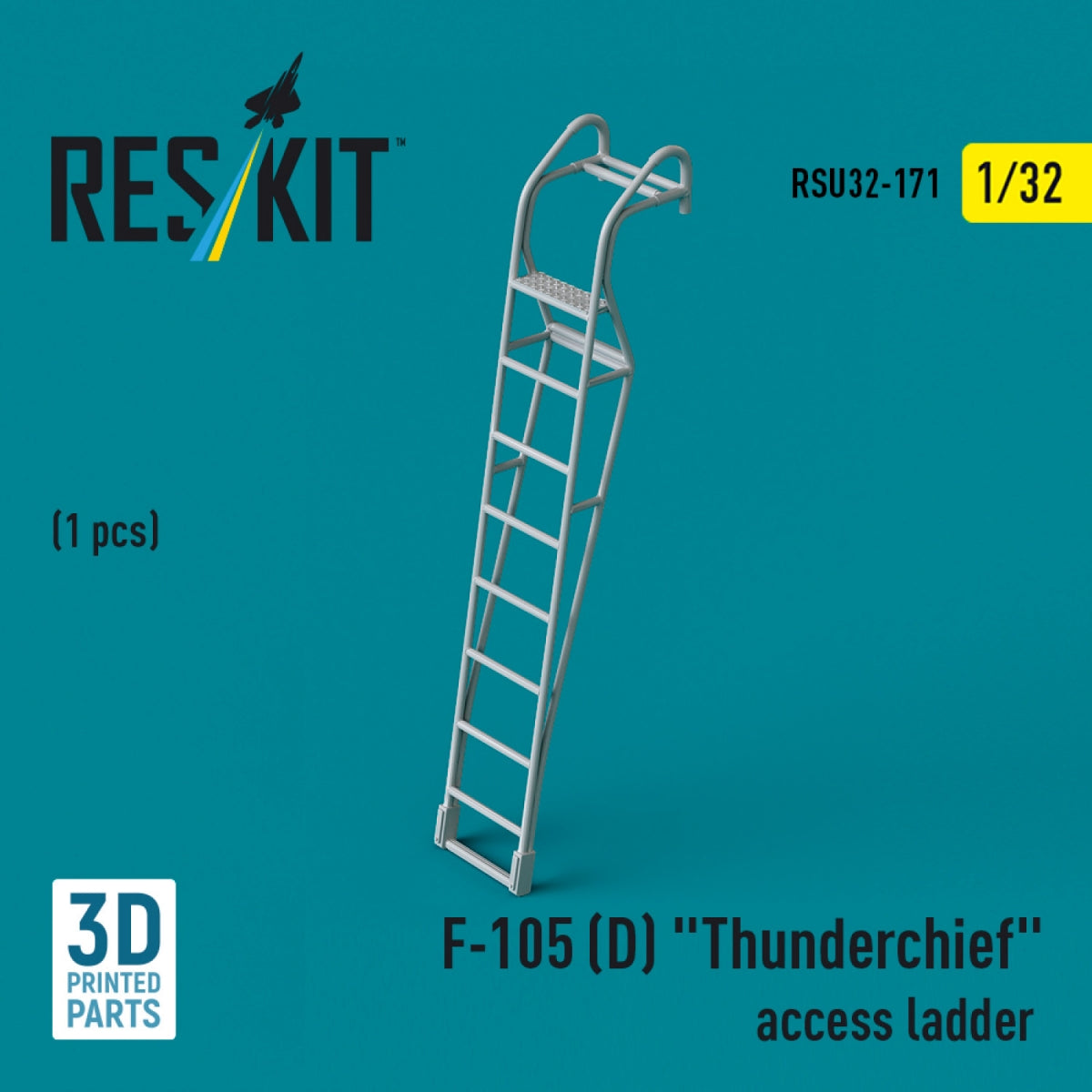RESKIT RSU32-0171 F-105D "Thunderchief" access ladder (1 pcs) (3D Printed) 1/32
