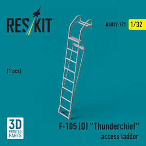 RESKIT RSU32-0171 F-105D &amp;quot;Thunderchief&amp;quot; access ladder (1 pcs) (3D Printed) 1/32