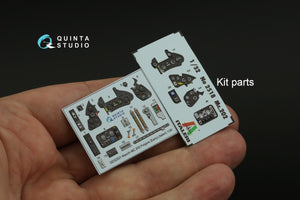 Quinta Studio QD32201 Macchi MC.202 Folgore Early 3D-Printed &amp;amp; colored Interior on decal paper (Italeri) 1/32 – image 13