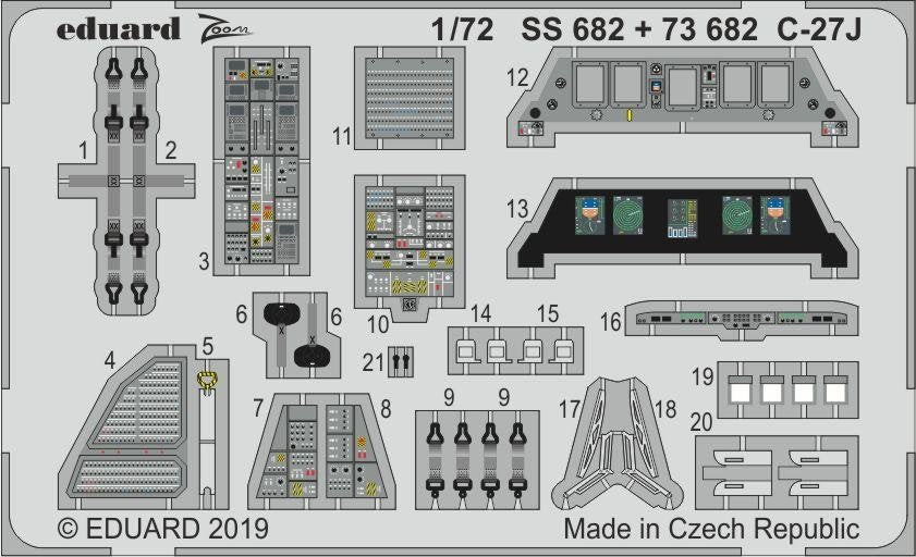 Eduard SS682 C-27J 1/72 ITALERI
