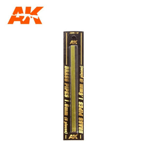 AK Interactive AK9115 BRASS PIPES 1.6MM Ø. 5 UNITS – zdjęcie 2