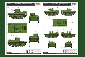 Hobby Boss 83821 Soviet T-37A Light Tank (Izhorsky) 1/35 – zdjęcie 2