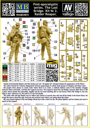 Master Box 24074 Raider Reaper The Last Bridge 1/24 – zdjęcie 3