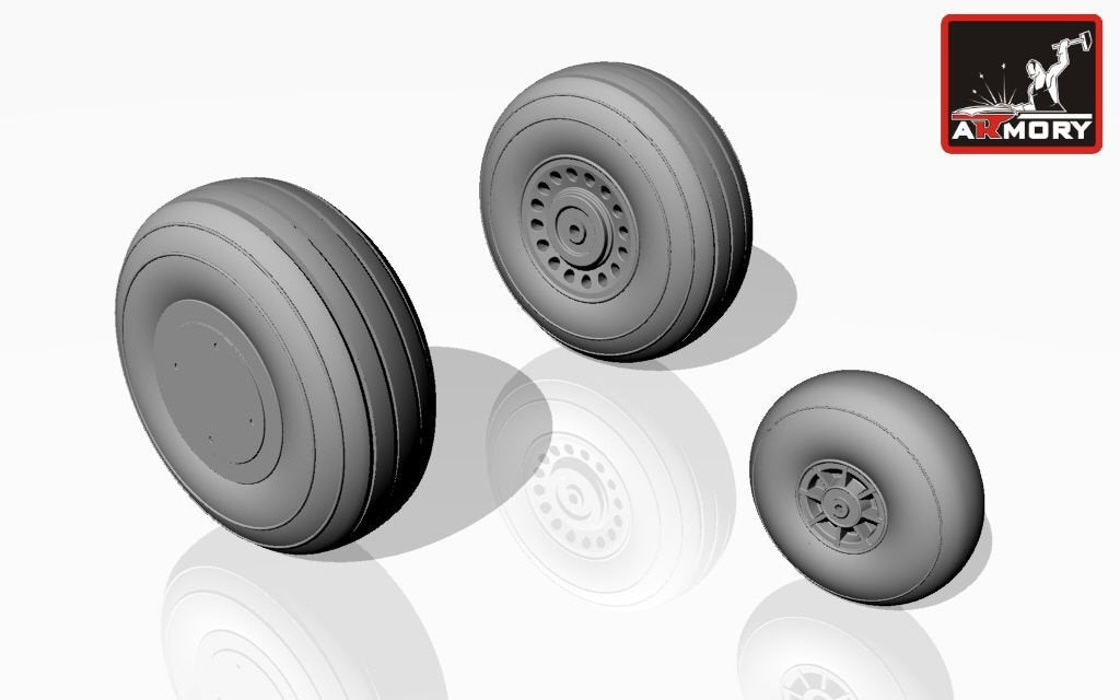 Armory Models AW72301 A-20A Boston wheels, early 1/72