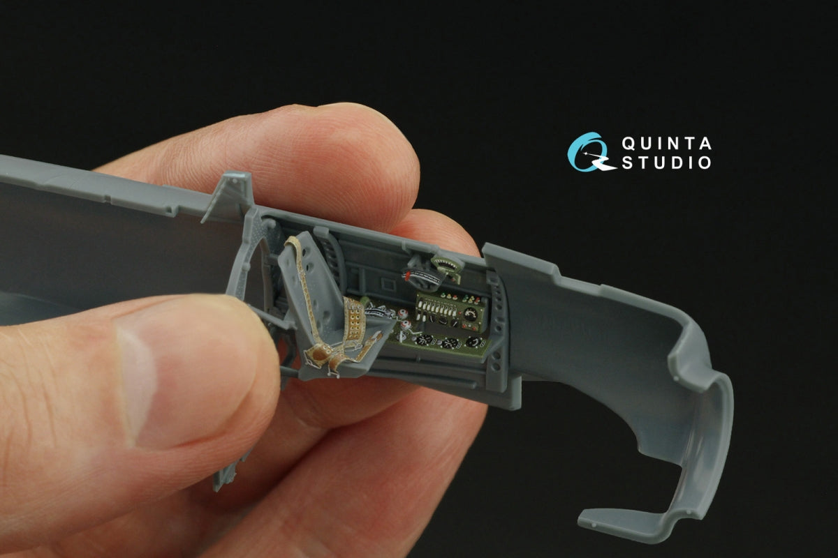 Quinta Studio QD48493 A6M2 Zero Nakajima Production 3D-Printed coloured Interior on decal paper (Eduard) 1/48 – zdjęcie 7