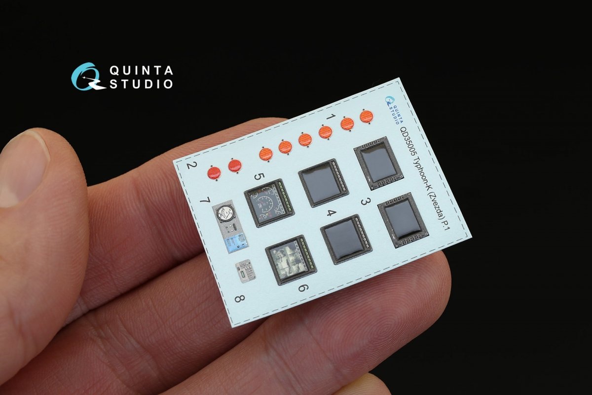 Quinta Studio QD35005 MRAP Typhoon-K 3D-Printed &amp;amp; colored Interior on decal paper (for Zvezda kits) 1/35 – image 3