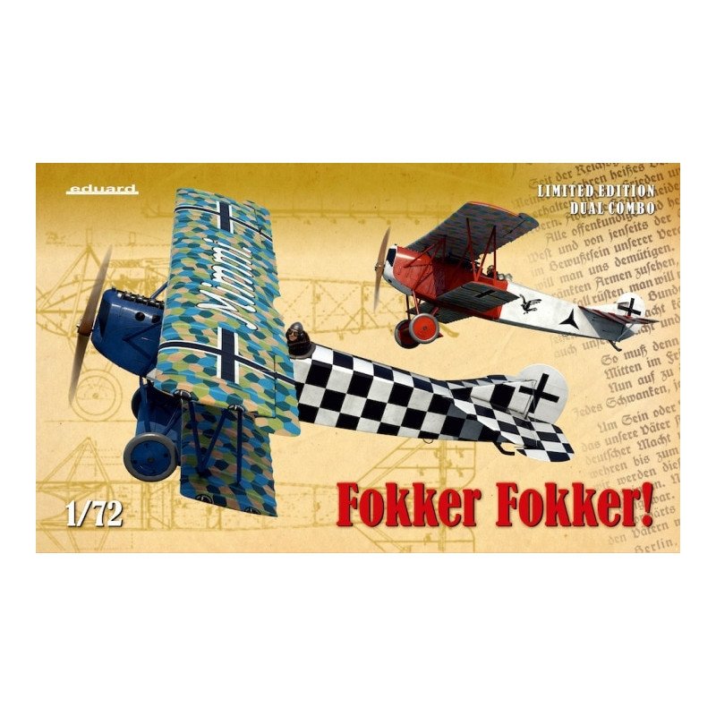 Eduard 2133 Fokker! Limited edition Fokker D.VII 1/72