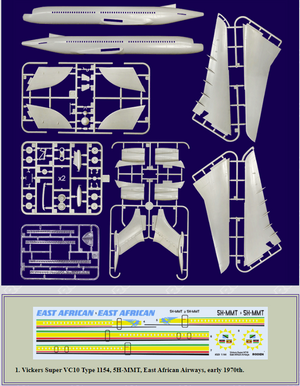 Roden 329 Vickers VC-10 Super type 1154 1/144 – zdjęcie 2