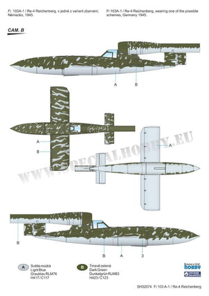 Special Hobby 32074 Fieseler Fi 103R / V-1 Reichenberg 1/32 – zdjęcie 6