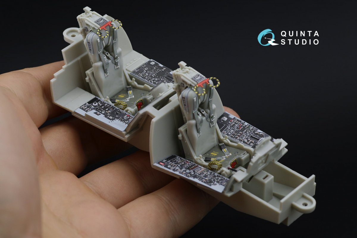 Quinta Studio QD32035 F-4C 3D-Printed &amp;amp; coloured Interior on decal paper (for Tamiya kit) 1/32 – zdjęcie 3