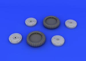 Eduard 632018 Bf 109G-6 wheels 1/32 (Revell) – zdjęcie 4