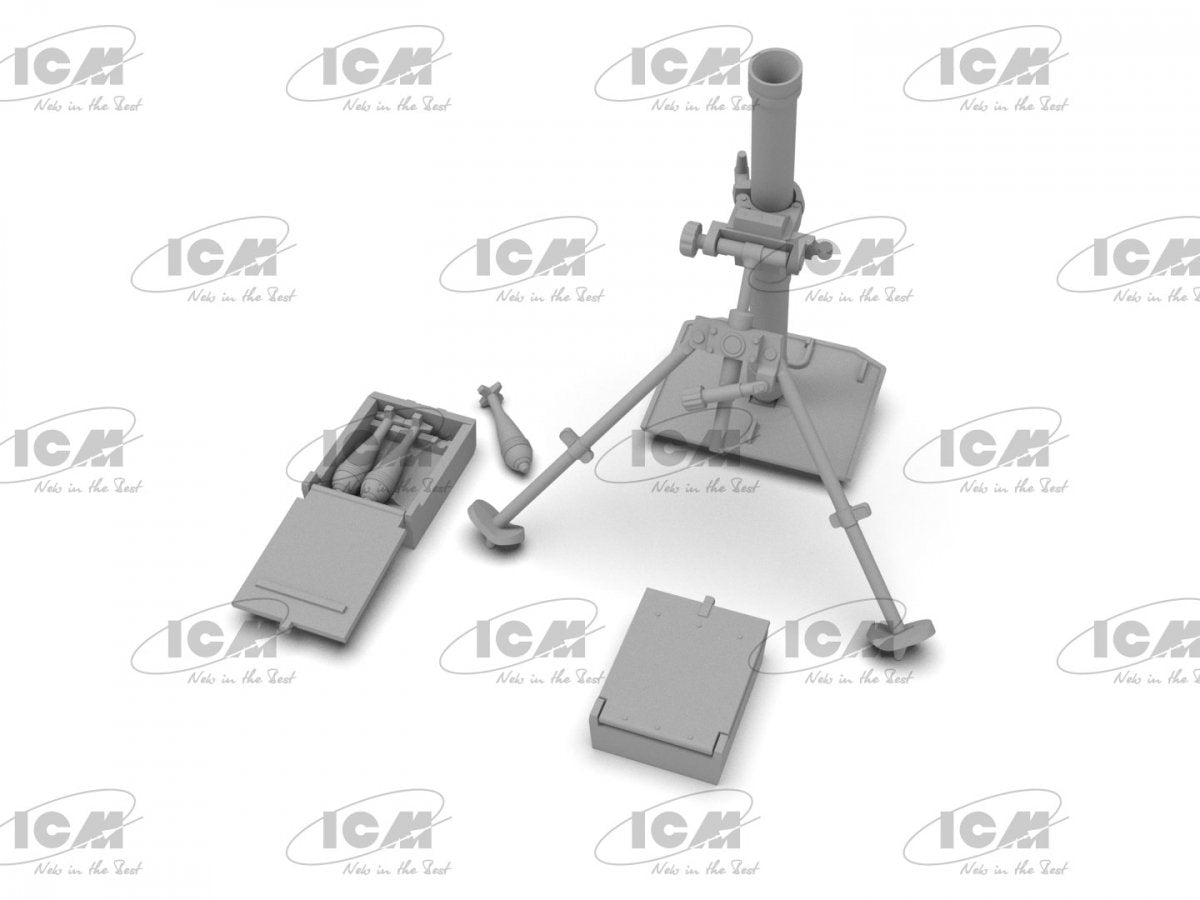 ICM 35715 WW2 German mortar GrW 34 with Crew (mortar and 4 figures) 1/35 – image 6