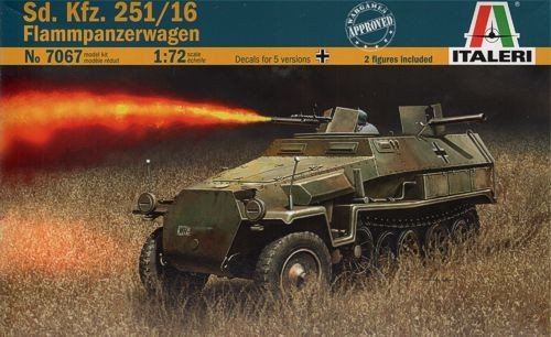 Italeri 7067 Sd. Kfz. 251/16 Flammpanzerwagen 1/72