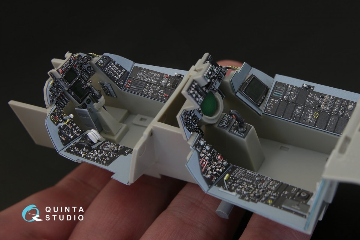 Quinta Studio QD32032 F-14A 3D-Printed &amp;amp; coloured Interior on decal paper (for Tamiya kit) 1/32 – zdjęcie 8