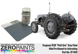 Zero Paints ZP-1419 Ferguson TE20 &amp;quot;Petit Gris&amp;quot; Gray Paint 60ml