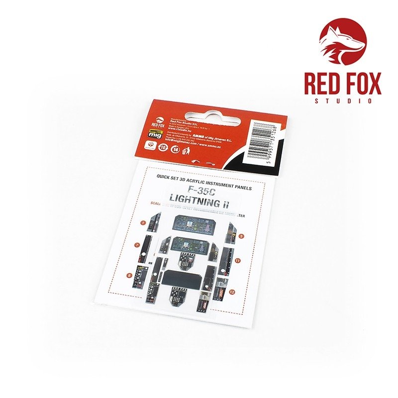 Red Fox Studio QS-32127 F-35C Lightning II (for Trumpeter kit) 1/32 – zdjęcie 2