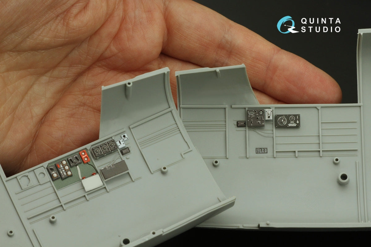 Quinta Studio QD32204 B-25J Mitchell Gun nose 3D-Printed &amp;amp; coloured Interior on decal paper (HK models) 1/32 – zdjęcie 9