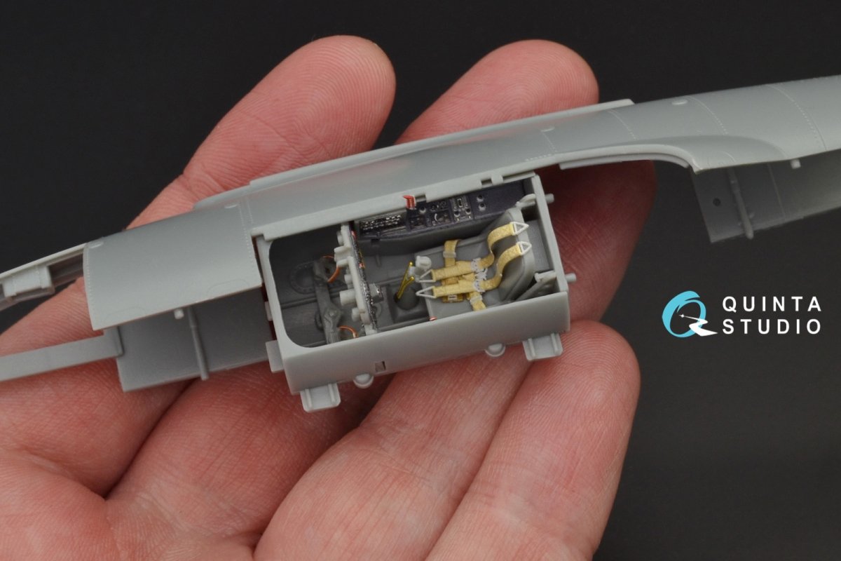 Quinta Studio QD48089 Me-262A 3D-Printed &amp;amp; colored Interior on decal paper (for HobbyBoss kit) 1/48 – image 8
