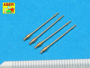 Aber 35L-092 Set of 4 barrels for german machine guns MG42 without jacket 1/35 – zdjęcie 2
